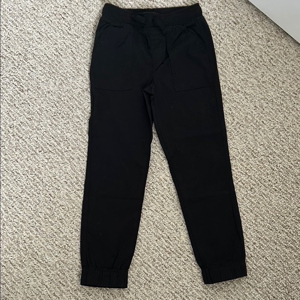 Black twill joggers NWOT